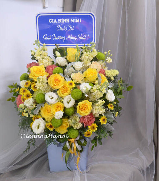Giỏ Hoa - Nắng Mai Rực Rỡ