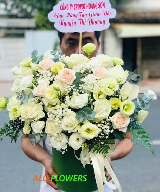 hoa chúc mừng may mắn