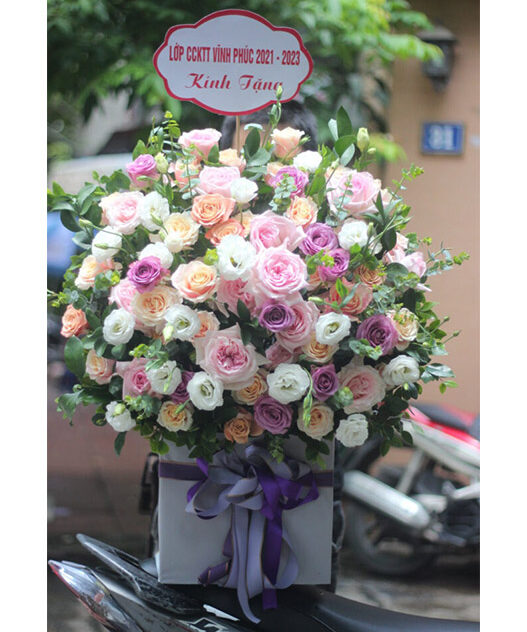 Giỏ Hoa Mừng Khai Trương