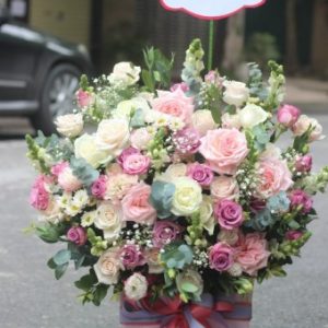 Giỏ Hoa Tươi Đẹp Sang Trọng