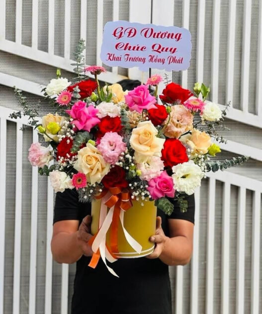 Giỏ Hoa Khai Trương