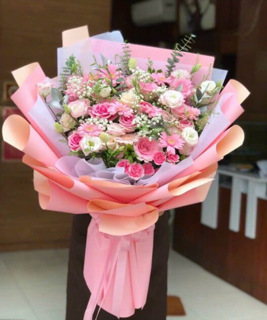 Bó hoa Hoàng hôn Lãng mạn