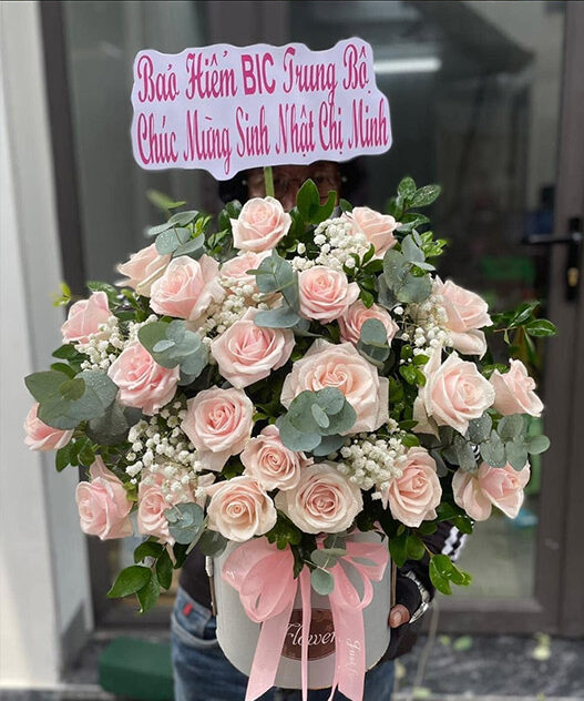 Giỏ Hoa Chúc Mừng Khai Trương