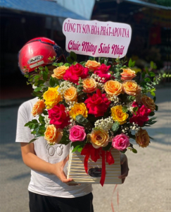 Giỏ Hoa Khai Trương Thịnh Vượng