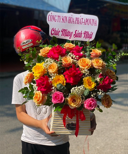 Giỏ Hoa Khai Trương Thịnh Vượng