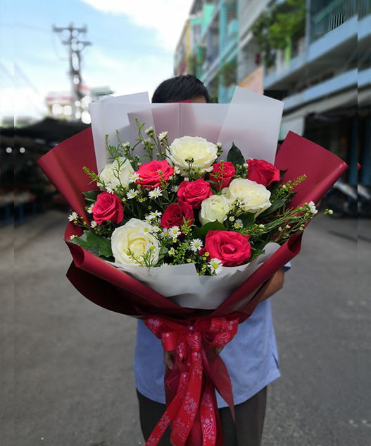 bó hoa đẹp tặng mẹ