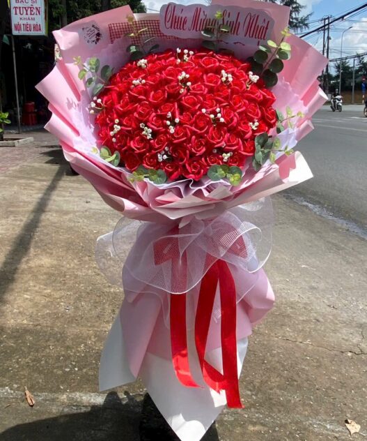 Bó Sáp Đỏ Đẹp Sang