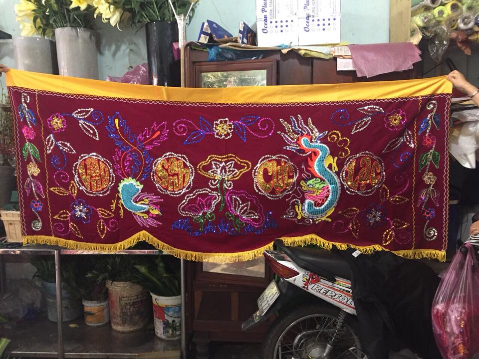 Bức Trướng Đám Tang Tại Hải Phòng